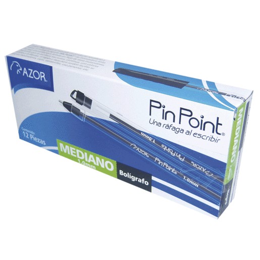 AZOR PIN POINT BOLIGRAFO PUNTO DE AGUJA 1.0MM C/12