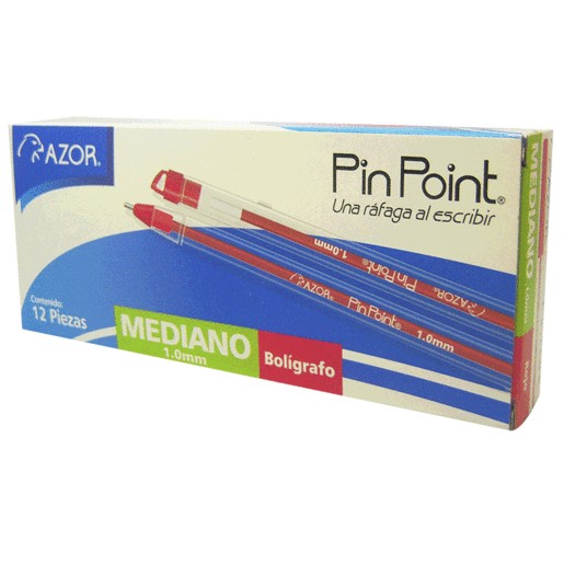 AZOR PIN POINT BOLIGRAFO PUNT DE AGUJA 1.0MM C/12
