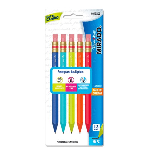LAPICERO MIRADO MATES BLISTER CON 5 PIEZAS